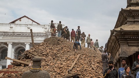 Terremoto en Nepal.