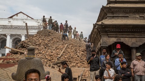 Terremoto en Nepal.