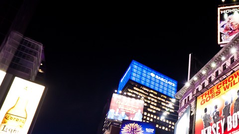 Times Square, eje de la energía que desprende siempre Nueva York.