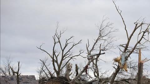 Destrucción por tornados