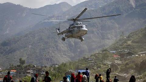 Rescate en Nepal.