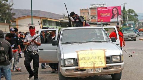 Un grupo de civiles armados mantienen bajo su control los accesos del municipio mexicano de Chilapa, en el estado sureño de Guerrero.