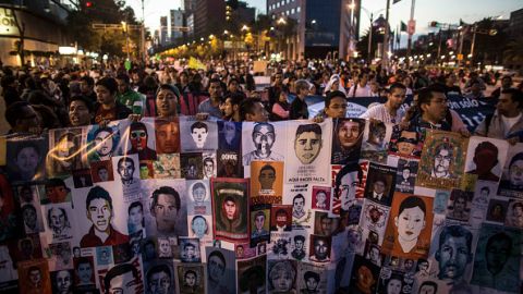 La demanda de justicia justicia en el caso de Ayotzinapa no cesa.