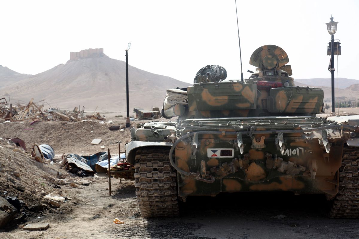 Combate militar en Palmira (Siria), 2015