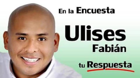 Candidato asesinado.