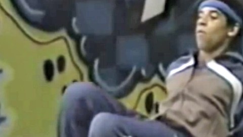 Diesel cuando era muy flaco y aún tenía cabello.