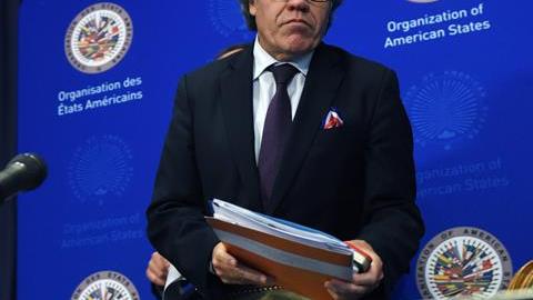 Luis Almagro, Secretario General de la OEA, dijo que Maduro anunció un baño de sangre y "lo está cumpliendo".