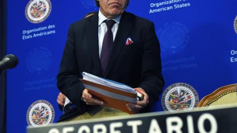 Luis Almagro, Secretario General de la OEA, dijo que Maduro anunció un baño de sangre y "lo está cumpliendo".