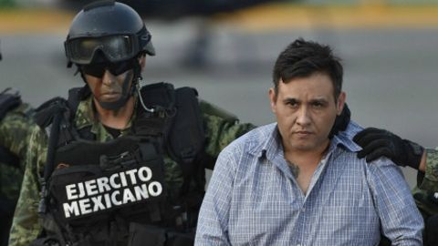 Omar Treviño Morales cuando fue detenido en el 2015.