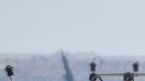 Un tanque turco patrulla a lo largo de la frontera con Siria cerca de la localidad de Kilis, en el sureste de Turquía.