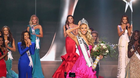 Miss Oklahoma, Olivia Jordan, fue la ganadora del concurso.
