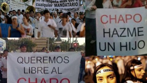 La admiración por "El Chapo" invade las redes y las calles de México.