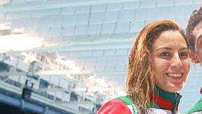 Paola Espinosa y Rommel Pacheco comparten su Gloria en los Juegos Panamericanos de Toronto. Foto: @Rommel_Pacheco