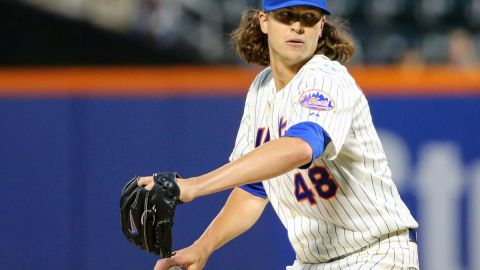 Jacob deGrom, lanzador de los Mets.