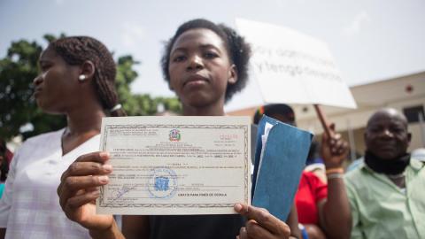 Imagen difundida por la entidad de derechos humanos.