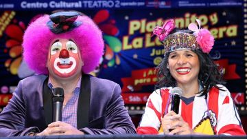 El payaso Platanito y su amiga Karla Luna, la exLavandera, hacen un show juntos ahora.