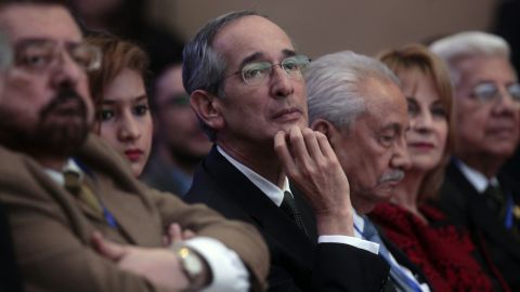 El expresidente Álvaro Colom