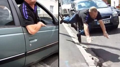 ciclista agresion