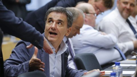 Euclides Tsakalotos, ministro de finanzas griego.