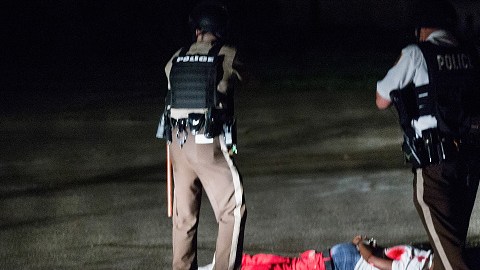 Herido durante manifestación en Ferguson