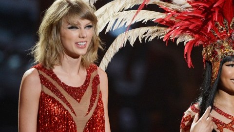Taylor y Nicki se habían peleado en Twitter semanas atrás.