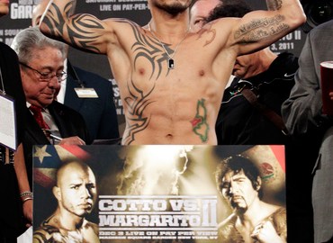 Con absoluta seriedad se mostró Miguel Cotto ayer al acudir a su compromiso con la báscula. El campeón superwelter de la AMB pesó 152 libras y un cuarto, inferior al máximo de 153 libras acordadas para el combate.