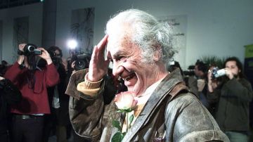 El 'antipoeta' chileno Nicanor Parra ganador del Premio Cervantes de este año.