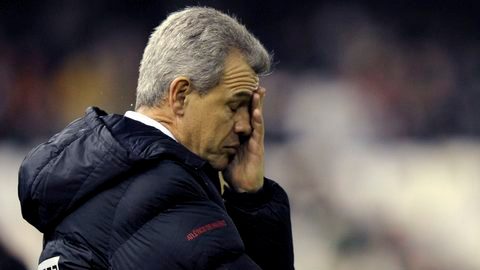 Javier Aguirre, técnico de Zaragoza, colista de la Liga.
