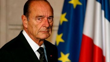 El exjefe de estado Jacques Chirac.