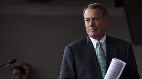 John Boehner, presidente de la Cámara de Representantes.