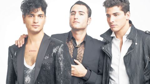 El grupo Reik,  (de izq. a der.), Gilberto, Jesús y Julio, están listos para seguir conquistando.
