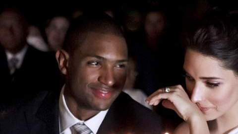 Foto de la boda del jugador de los Hawks de Atlanta de la NBA, Al Horford y la cantante dominicana y ex Miss Universo, Amelia Vega.