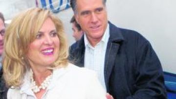 Mitt Romney en plena campaña.