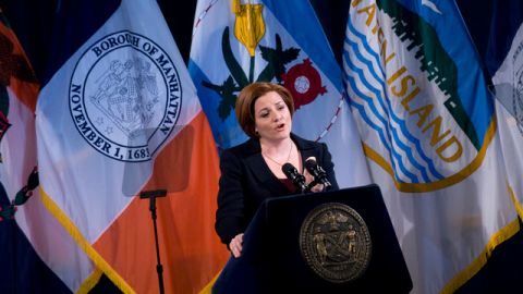 Christine Quinn, presidenta del Concejo Municipal.