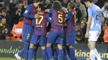 Con goleada de 4-0 sobre el Osasuna sentenció el Barcelona su debut en el nuevo año en desarrollo de la Copa del Rey.