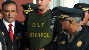 El holandés Joran van der Sloot cuando se produjo su arresto.