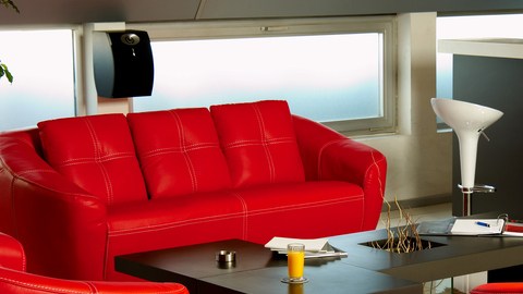 Los muebles o elementos decorativos de color rojo controlan las energías negativas.