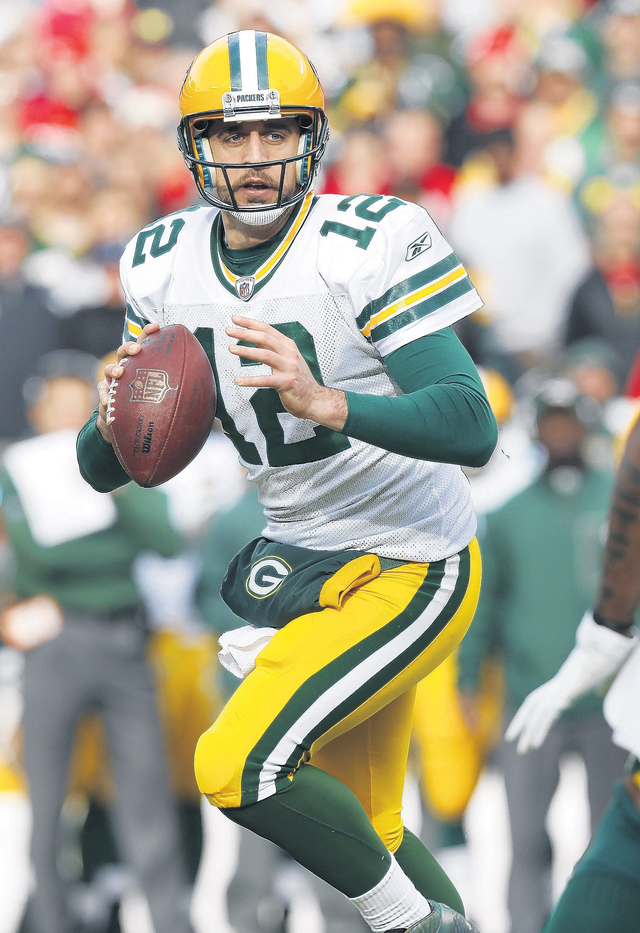 Aaron Rodgers, QB de los Packers.