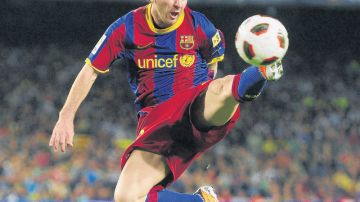 Lionel Messi, ganador del Balón de Oro en el 2009 y el 2010.