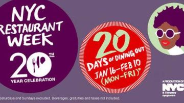 Casi 300 restaurantes están participando, entre el 16 de enero al 10 de febrero, de la celebración de la Semana de los Restaurantes en NY.