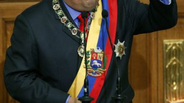 El presidente de Venezuela, Hugo Chávez, cuando el viernes  ante el Parlamento anunciaba el cierre del consuado en Miami.