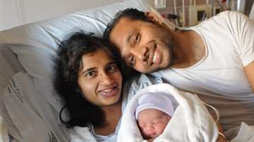 El feliz alumbramiento se produjo en un tren de la Port Authority Trans-Hudson.