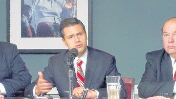 Enrique Peña Nieto, candidato presidencial del (PRI).