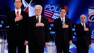 Los precandidatos republicanos a la presidencia se reencontraron anoche en un tenso intercambio en Florida que se inició con el tema migratorio.
