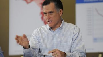 El aspirante a la nominación republicana, Mitt Romney.