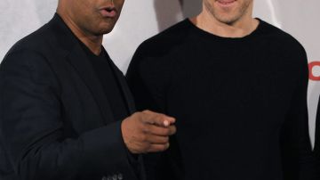 Denzel Wahington y Ryan Reynolds durante la presentación de "Safe House", que se estrena esta semana.