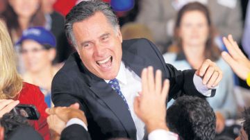 Romney gana por 16 puntos y toma nuevo impulso para las próximas primarias en Nevada y Maine.