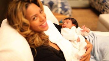 Blue Ivy, hija de la cantante estadounidense Beyoncé Knowles y el rapero y productor musical Jay-Z.