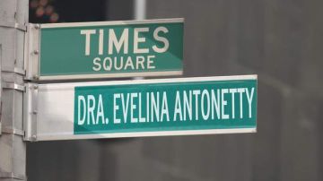 La calle de la Dra. Evelina Antonetty.