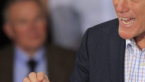 Mitt Romney buscaba un triunfo.